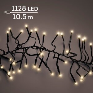 Clusterverlichting led 1128 lampjes soft gold