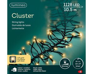 Clusterverlichting led 1128 lampjes soft gold - afbeelding 2