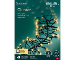 Clusterverlichting led 2040 lampjes soft gold - afbeelding 2