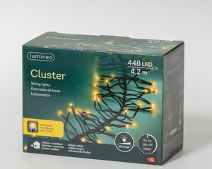 Clusterverlichting led 448 lampjes soft gold - afbeelding 2