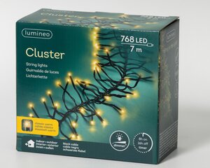 Clusterverlichting led 768 lampjes klassiek warm - afbeelding 2