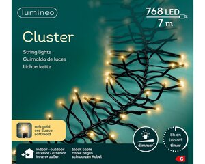 Clusterverlichting led 768 lampjes soft gold - afbeelding 2