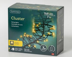 Clusterverlichting led 768 lampjes soft gold - afbeelding 2