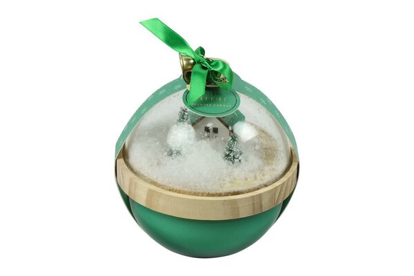 Countryfield kaars kerstbal heine 12 cm groen