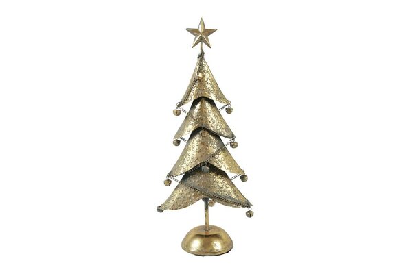 Countryfield kerstboom balas 55 cm goud
