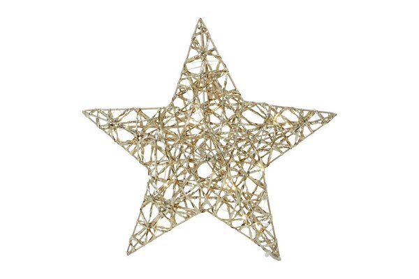Countryfield kerstster dami metaal 30 cm goud