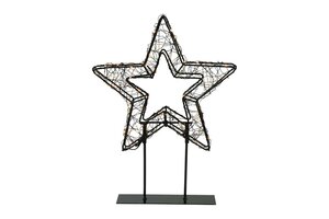 Countryfield kerstster hein 37 cm zwart
