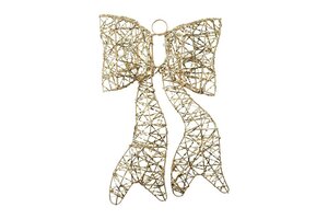 Countryfield kerststrik led leia 31 cm goud