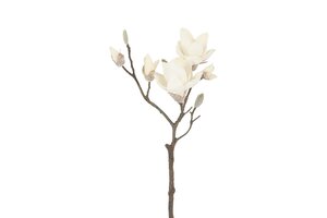 Countryfield kunstbloem magnolia sibel 72 cm wit