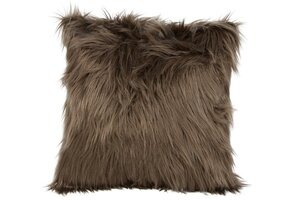 Countryfield kussen cosy lori 45x45 cm bruin
