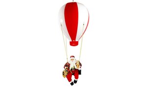 Countryfield luchtballon led 220 cm rood/wit