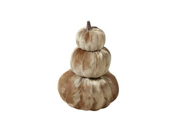 Countryfield pompoen gestapeld 17 cm bruin