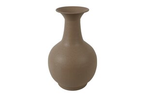 Countryfield vaas faris metaal 38 cm bruin