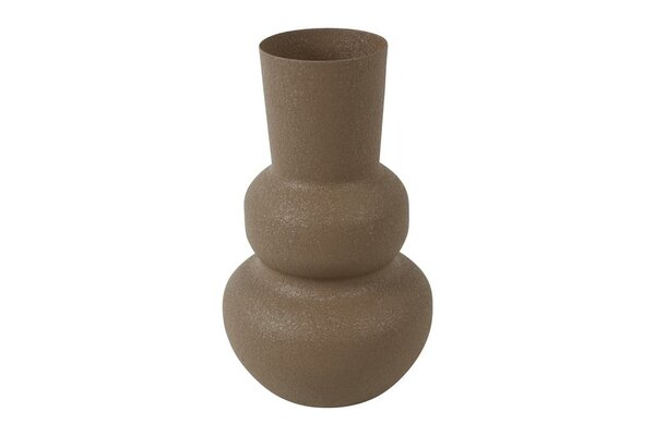 Countryfield vaas jana metaal 20 cm bruin