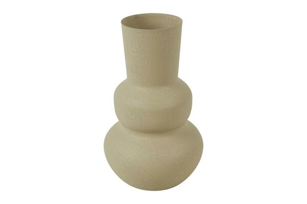Countryfield vaas jana metaal 20 cm creme