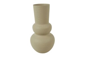 Countryfield vaas jana metaal 30 cm creme