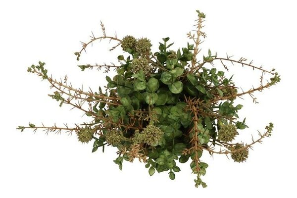 Countryfield zijden Biddle halve bol 30 cm groen