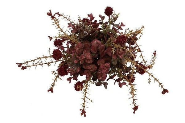 Countryfield zijden Biddle halve bol 30 cm rood