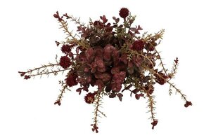 Countryfield zijden Biddle halve bol 30 cm rood