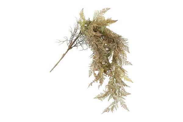 Countryfield zijden hangplant dryopteris 90 cm bruin
