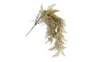 Countryfield zijden hangplant dryopteris 90 cm bruin