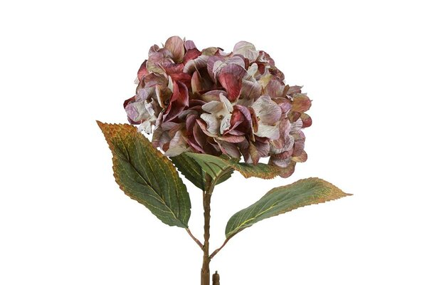 Countryfield zijden hydrangea 64 cm donker paars