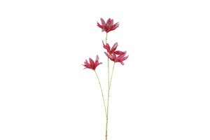 Countryfield zijden Magnolia stellata 89 cm paars