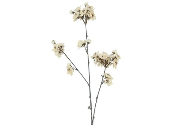 Countryfield zijden Prunus serrulata 83 cm creme