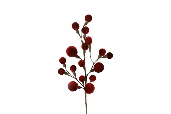Countryfield zijden tak miro 60 cm rood