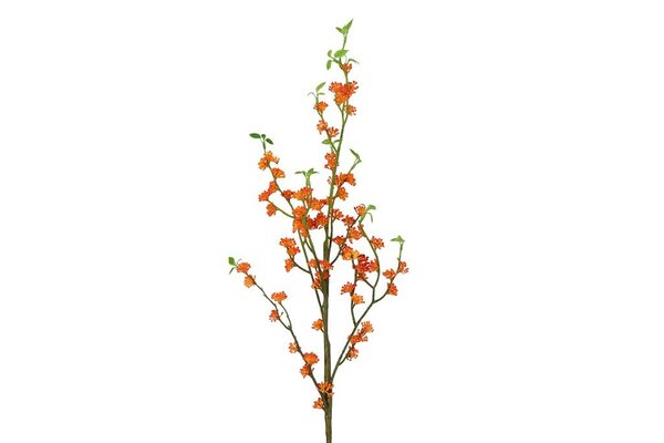 Countryfield zijden viburnum bloem 96 cm oranje