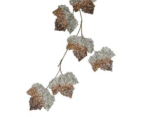 Decoratieve slinger blad 120 cm bruin
