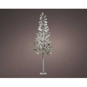 Denneboom met sneeuw 128 lamps 240 cm - afbeelding 1