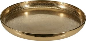 Dienblad 34 cm goud