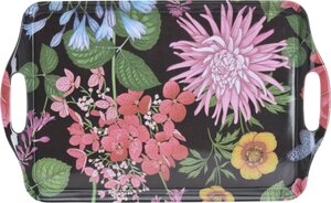 Dienblad met dahlia 38 x 23 cm