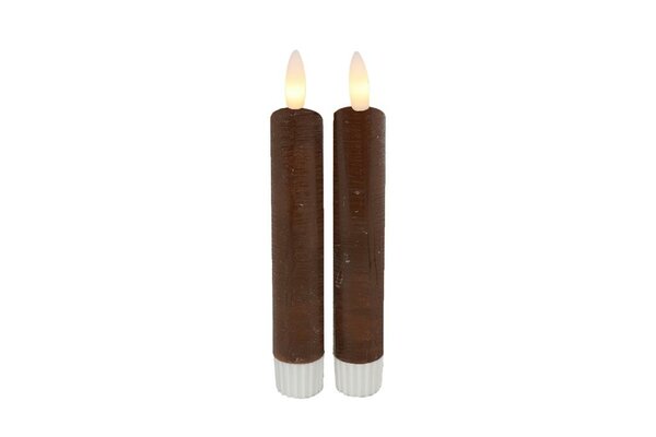 Dinerkaars led Lyon 12,5 cm bruin