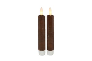 Dinerkaars led Lyon 12,5 cm bruin