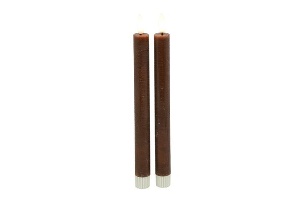 Dinerkaars led Lyon 22,5 cm bruin
