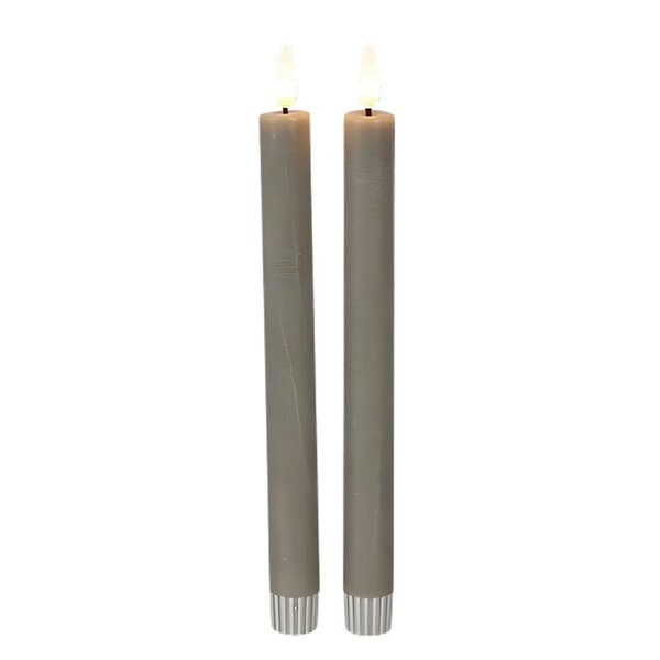 Dinerkaars led Lyon 24 cm grijs