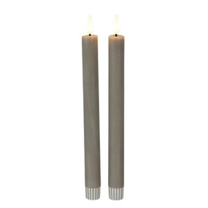 Dinerkaars led Lyon 24 cm grijs
