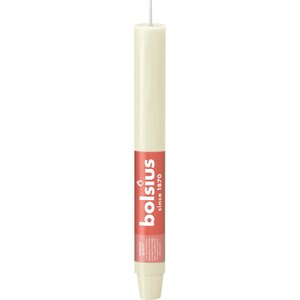 Bolsius huishoudkaars rustiek 23 cm soft pearl