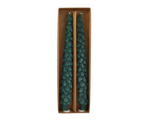 Dinerkaars wax 26.5 cm groen