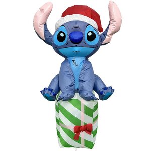 Disney opblaasfiguur stitch cadeau 120 cm