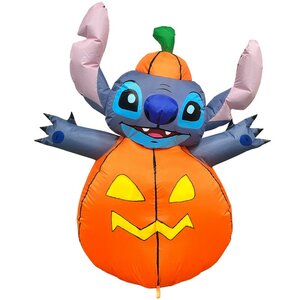 Disney opblaasfiguur stitch pompoen 106 cm