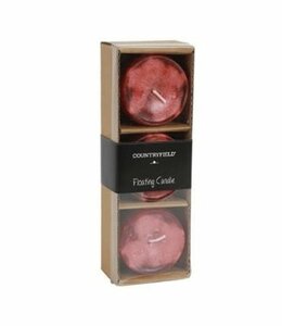 Drijfkaars Bollie 5 cm rood - afbeelding 2