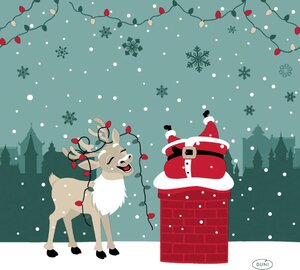 Duni servetten jolly journey 33x33 cm