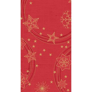 Duni servetten star red 33x40 cm