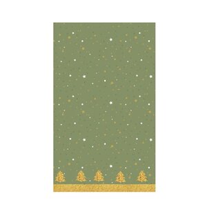 Duni tafelkleed green Xmas 138x220 cm