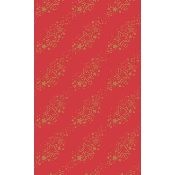 Duni tafelkleed holiday's red 138x220 cm