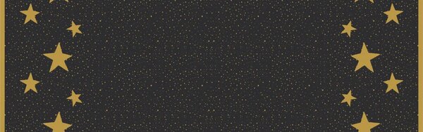 Duni tafelkleed Sparkles zwart 138x220 cm