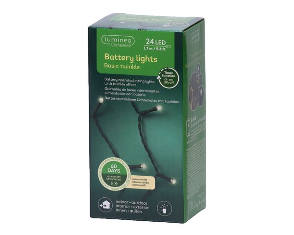 Durawise led twinkle warm wit 24 lampjes - afbeelding 2